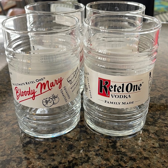 Ketel One Dining Ketel One Vodka Bloody Mary Cocktail Glasses Set